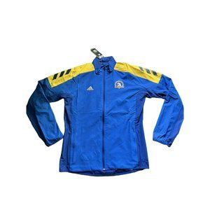 Adidas 2021 Boston Marathon Celebration Jacket Blue GQ8331 Men's Size S